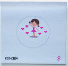 Ballerina Ornament Canvas - KC Needlepoint