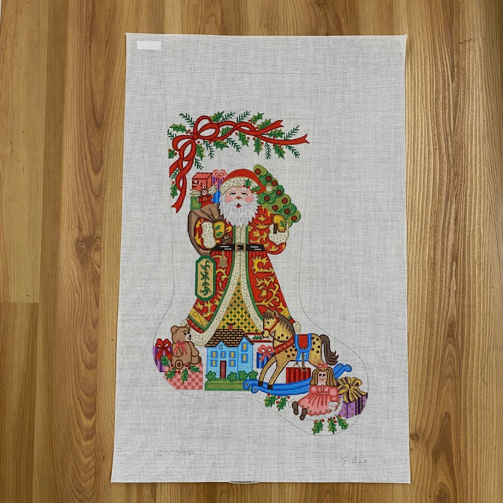 Alexa Christmas Stocking 7346 - KC Needlepoint