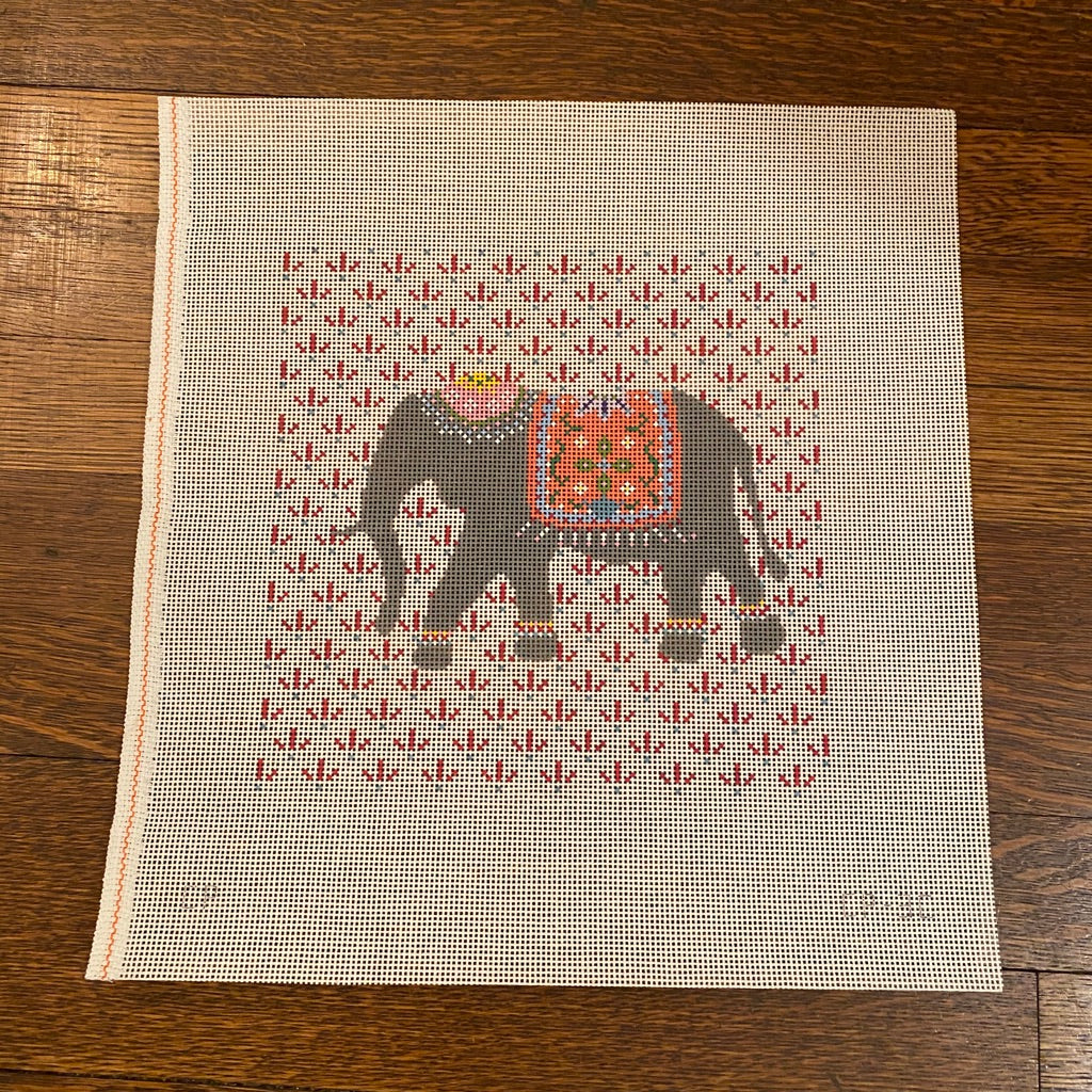 Elephant Canvas - KC Needlepoint