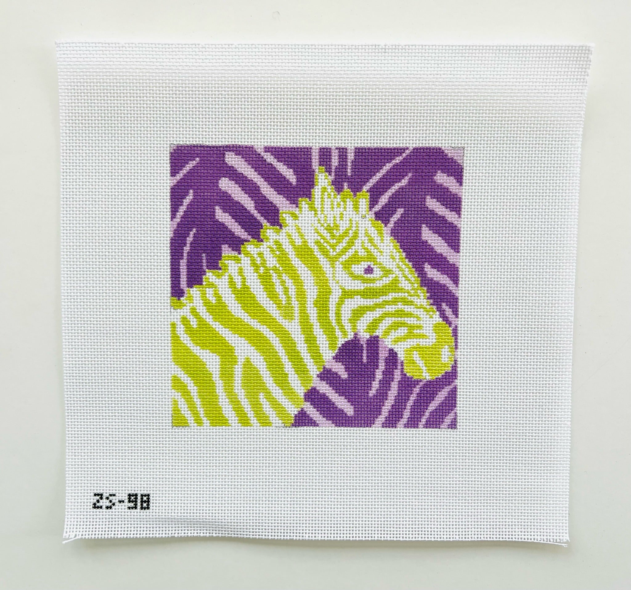 Green Side Eye Canvas - KC Needlepoint