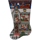 Snooping Reindeer Christmas Stocking - KC Needlepoint