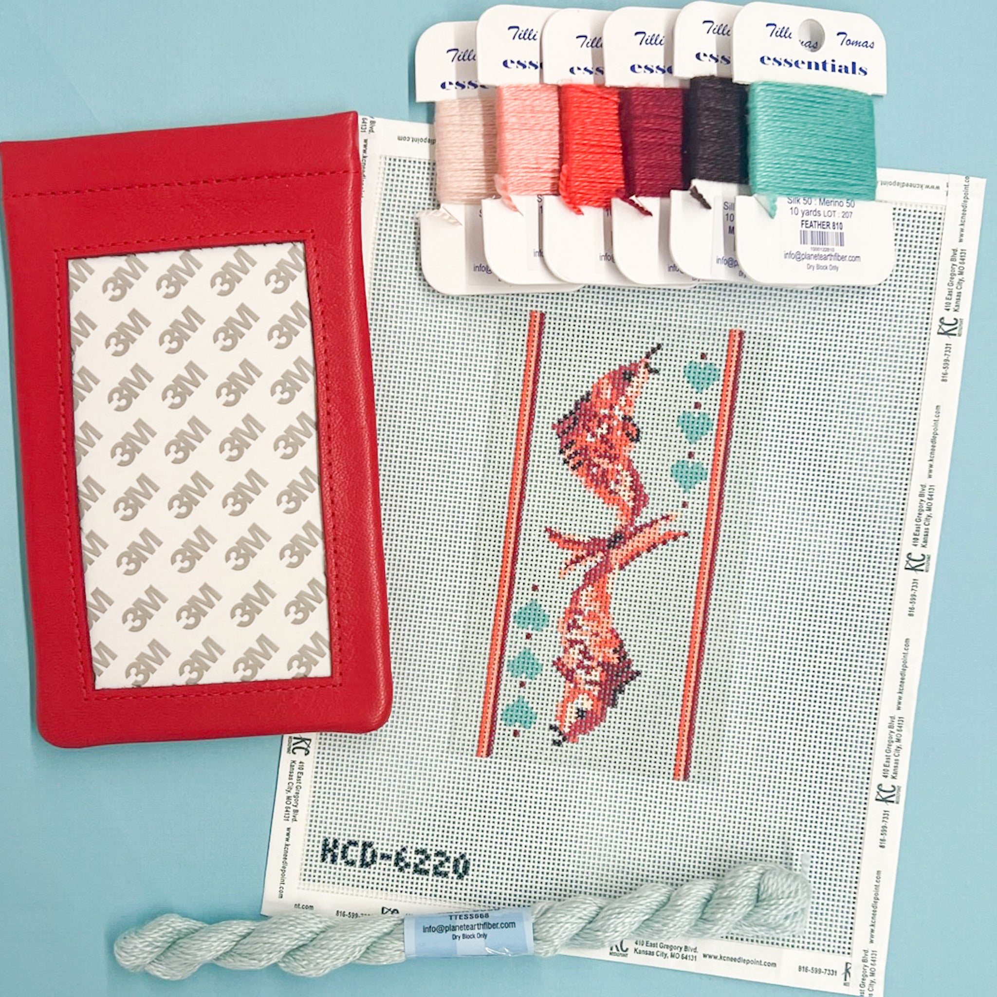 Koi Eyeglass Case Kit - KC Needlepoint