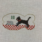 11 Pussys Pouncing Canvas - KC Needlepoint