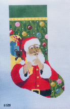 Jolly Old St. Nick Stocking Canvas - KC Needlepoint