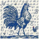 Rooster Sampler Canvas - KC Needlepoint