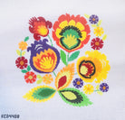 Polish Folk Design - Red Flowers Canvas - KC Needlepoint