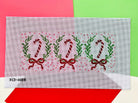 Candy Canes Pillow Canvas - KC Needlepoint