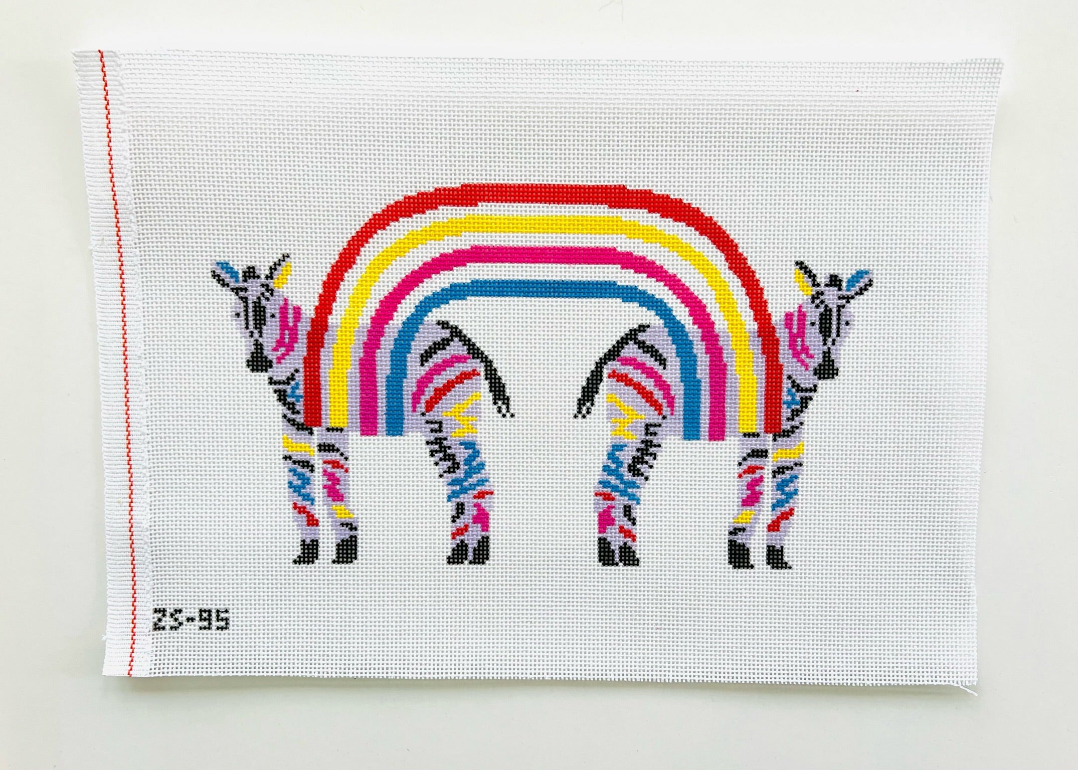 Over the Zebra Canvas - KC Needlepoint