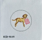 Lab Ornament Canvas - KC Needlepoint