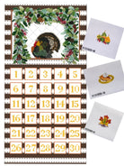 Thanksgiving Calendar Needlepoint Canvas - KC Needlepoint