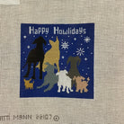 Happy Howlidays Canvas - KC Needlepoint