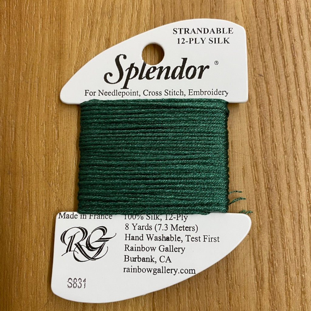 Splendor S831 Forest Green - KC Needlepoint