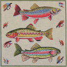 Three Fish Canvas - KC Needlepoint