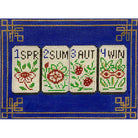 MahJongg Seasons Canvas - KC Needlepoint