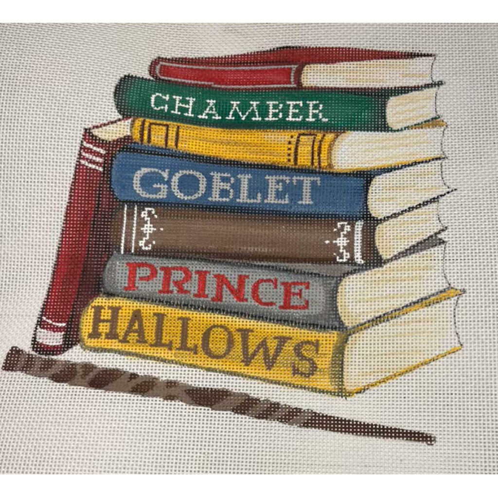 H.P. Books Canvas - KC Needlepoint