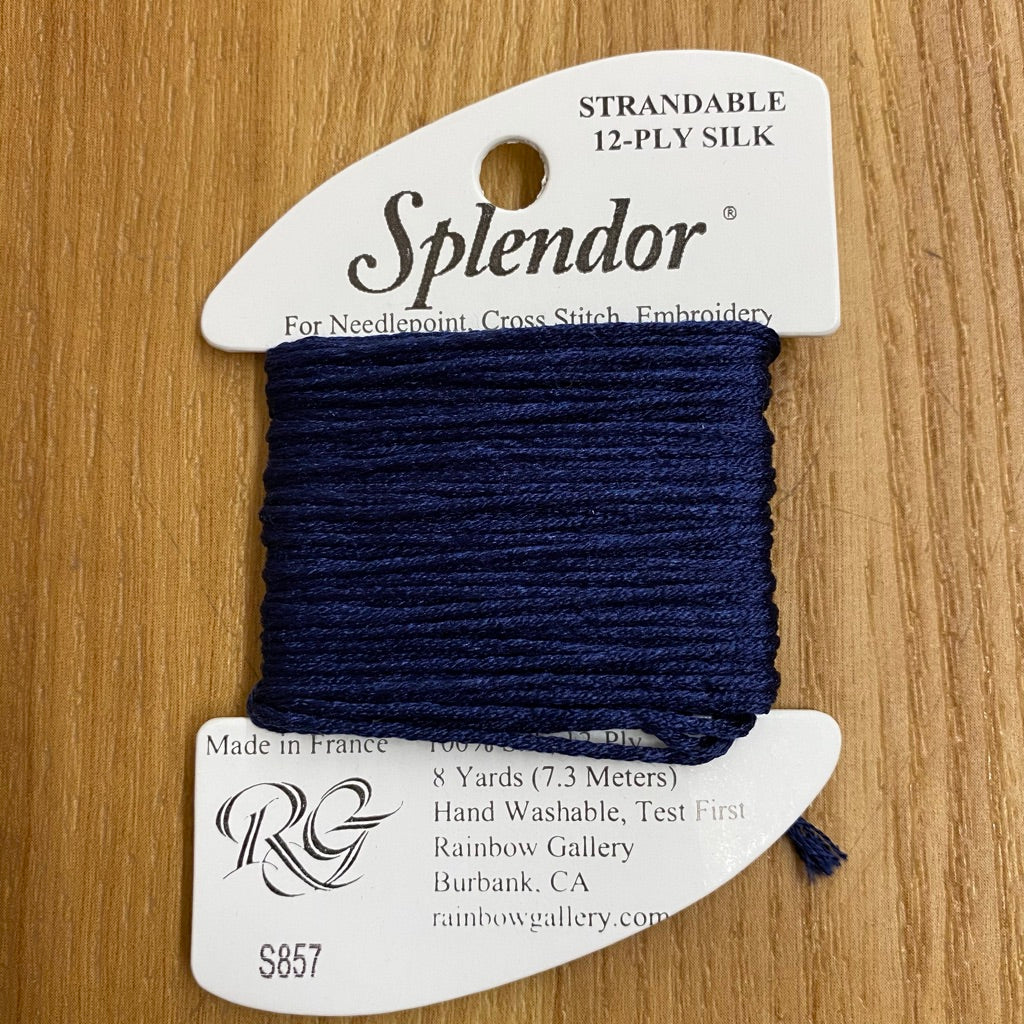 Splendor S857 Navy Blue - KC Needlepoint