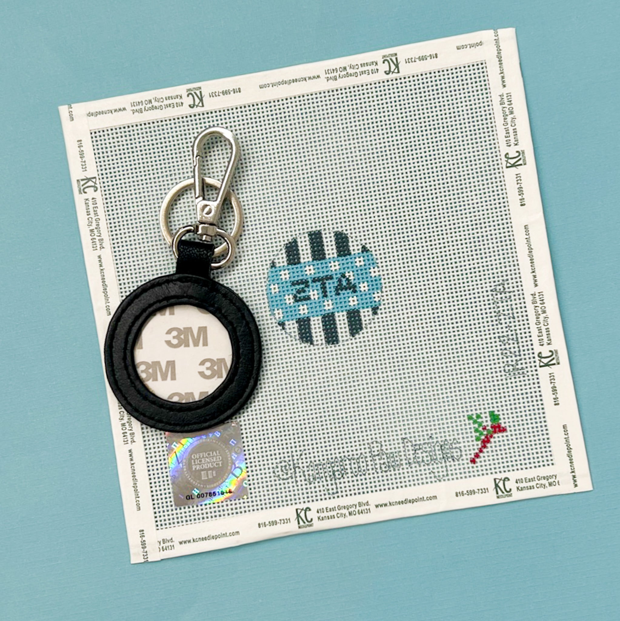 Zeta Tau Alpha Key Fob Kit - KC Needlepoint