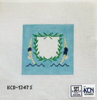 Swim/Dive Crest Canvas - KC Needlepoint