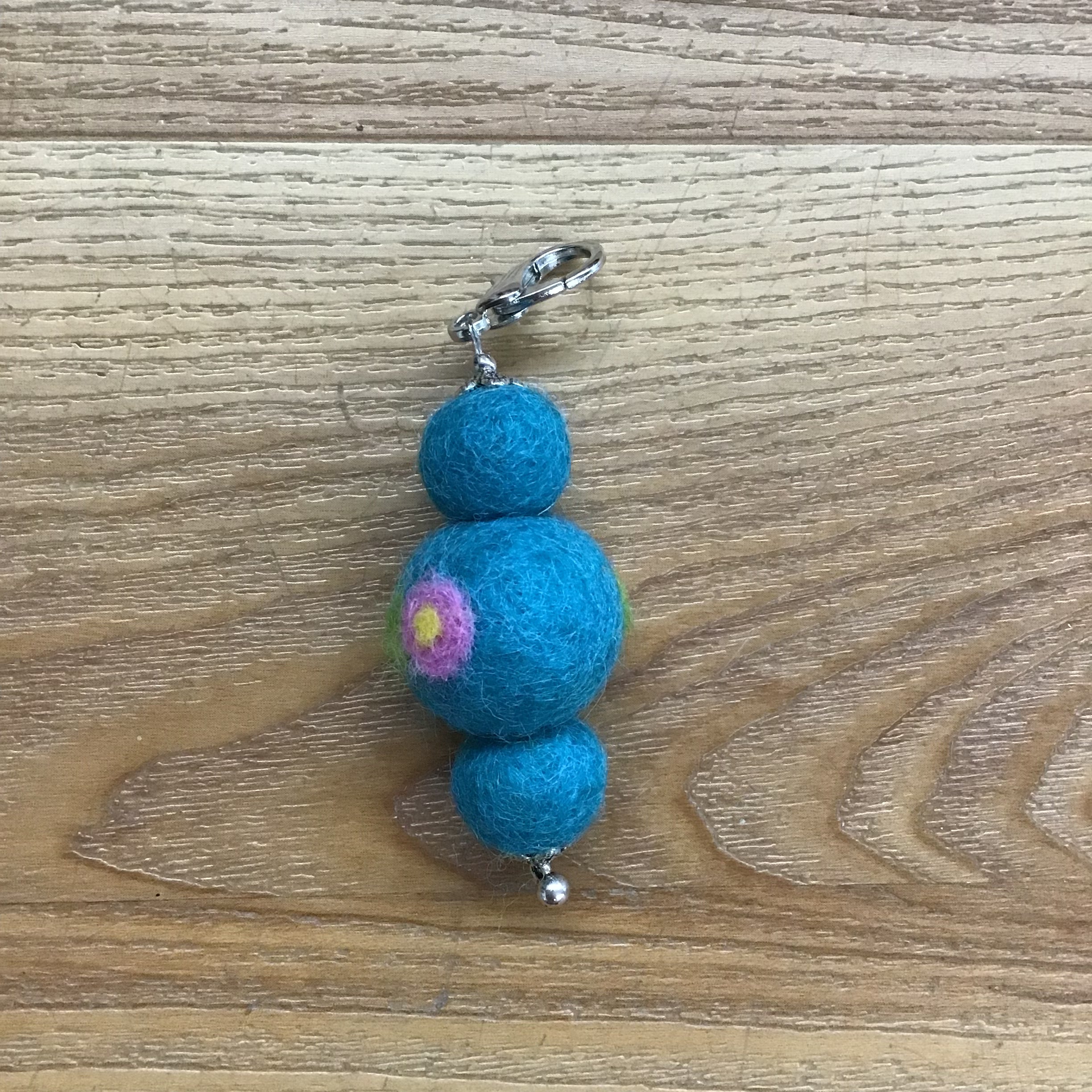 Embroidered Feltie Fob - KC Needlepoint