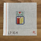 I Love to Read Canvas - KC Needlepoint