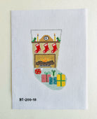 Fireplace Stocking Canvas - KC Needlepoint