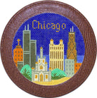 Leather Magnet/Coaster - KC Needlepoint