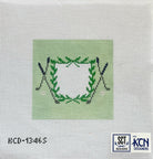 Golf Crest Canvas - KC Needlepoint