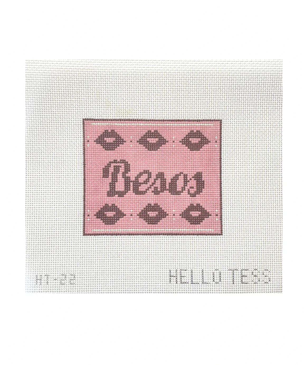 Besos Canvas - KC Needlepoint