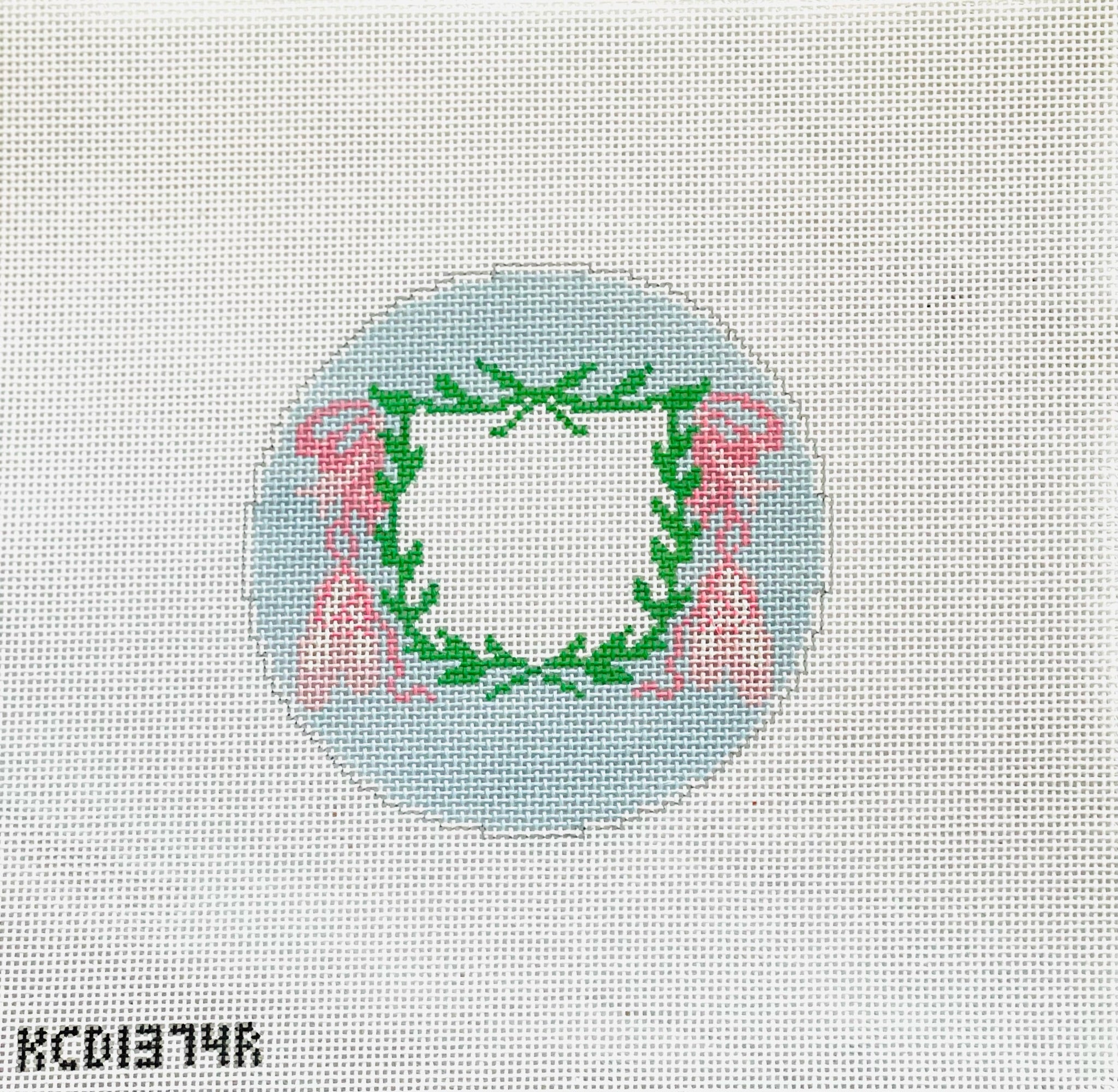 Ballet Crest Canvas - KC Needlepoint