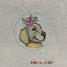 Golden Puppy Canvas - KC Needlepoint