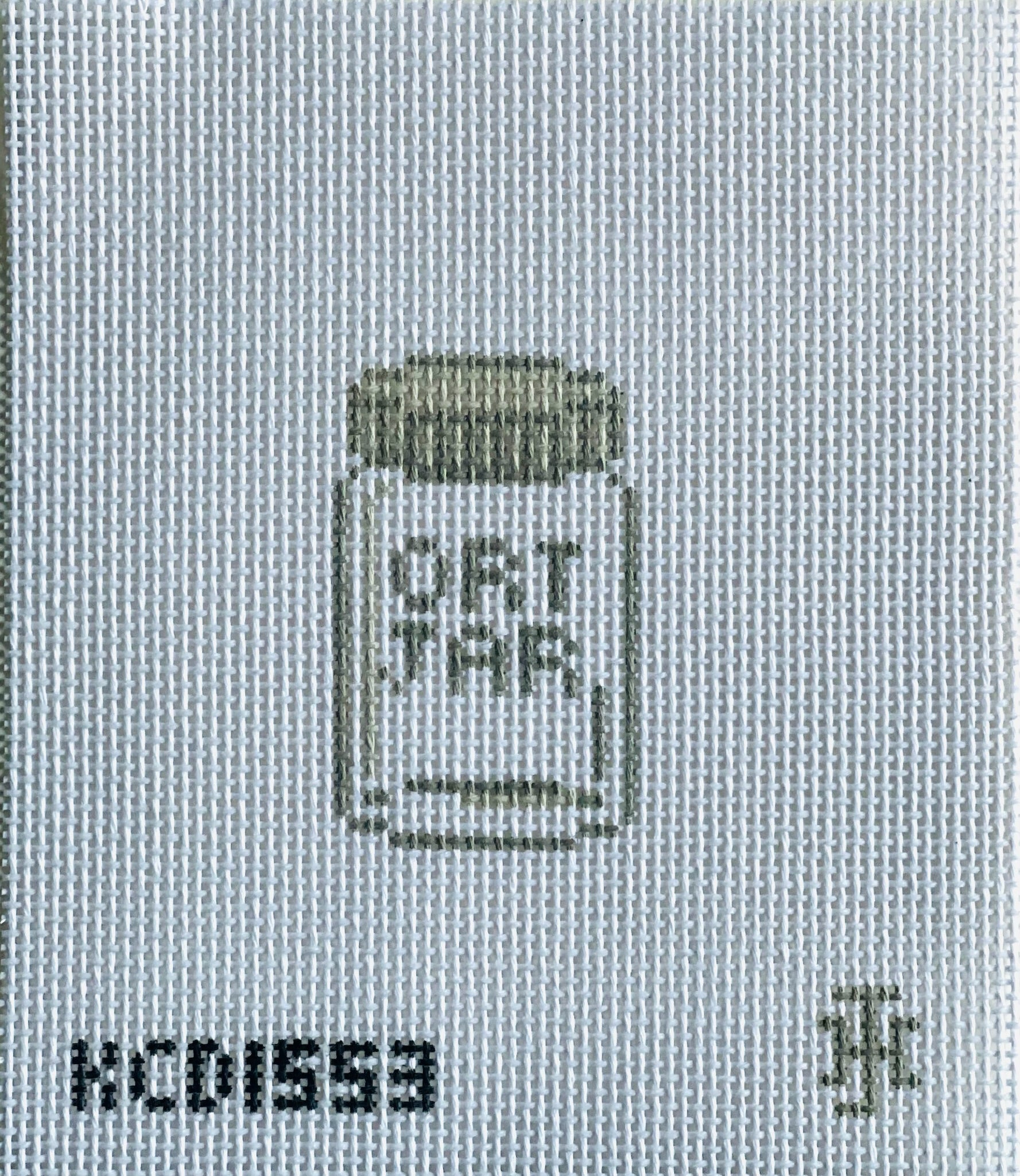 Ort Jar Canvas - KC Needlepoint