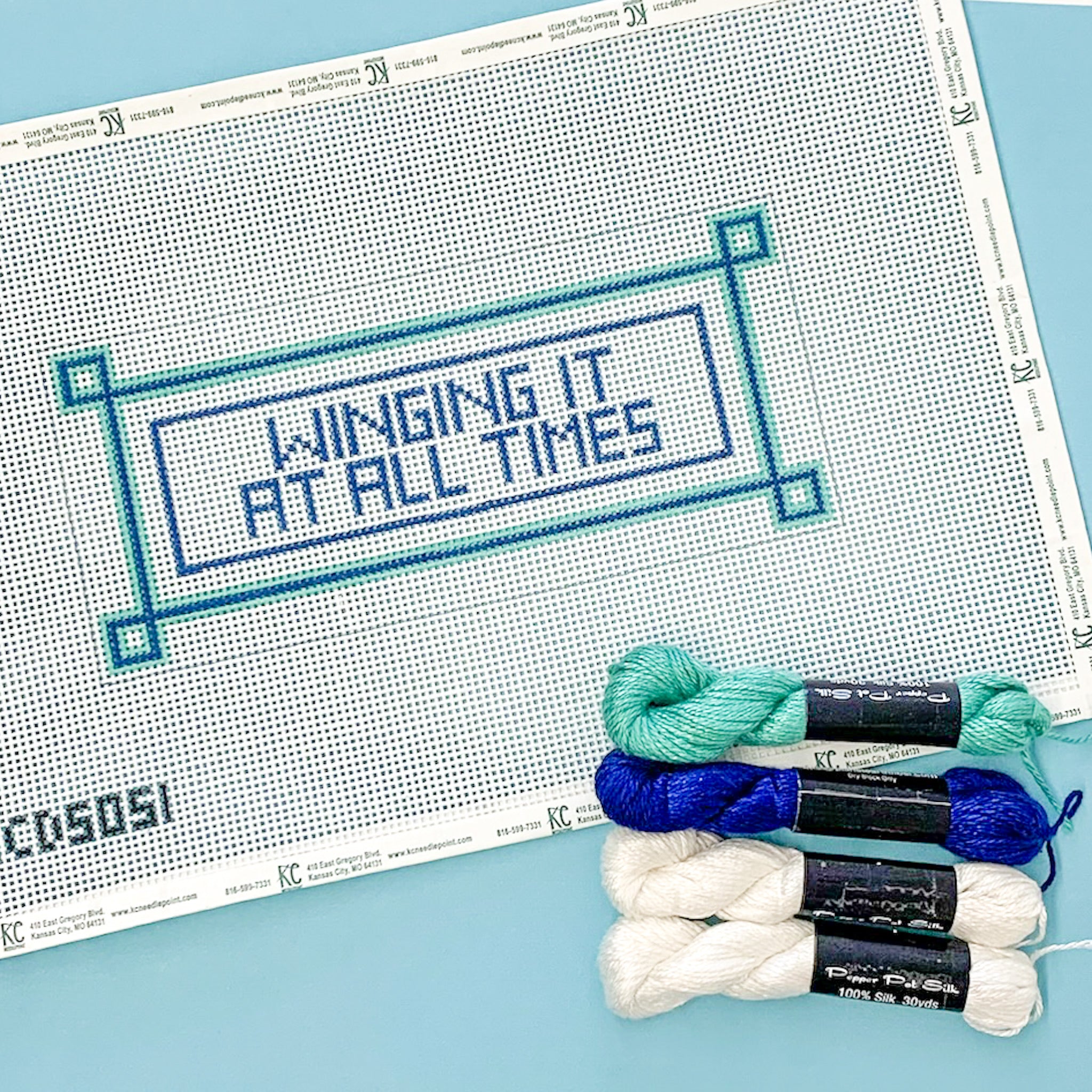 Winging It Kit - KC Needlepoint