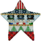 Nutcracker Star Needlepoint Canvas - KC Needlepoint