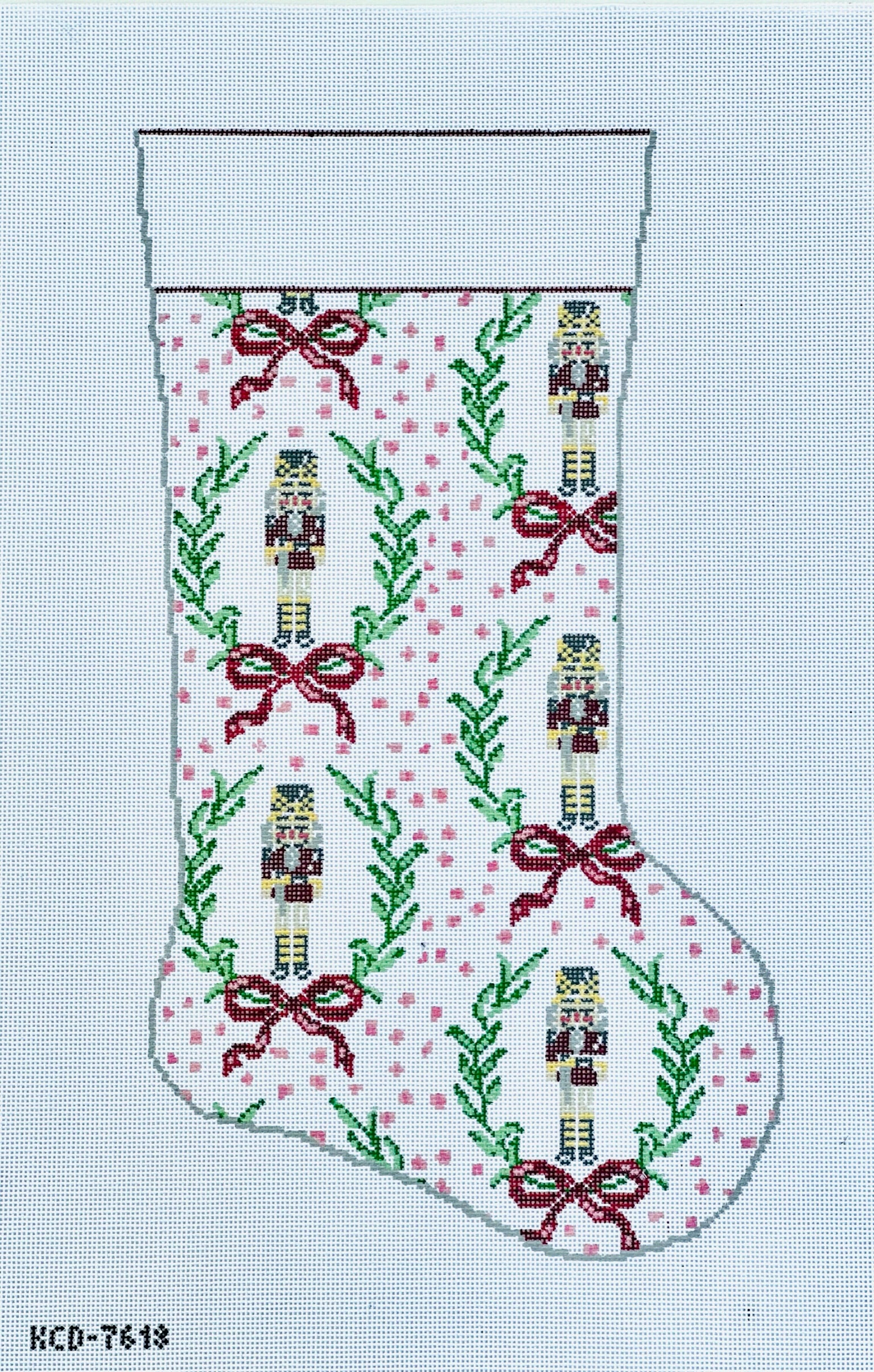 Nutcracker Stocking Canvas - KC Needlepoint