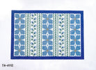 Blue Primrose Clutch Canvas - KC Needlepoint