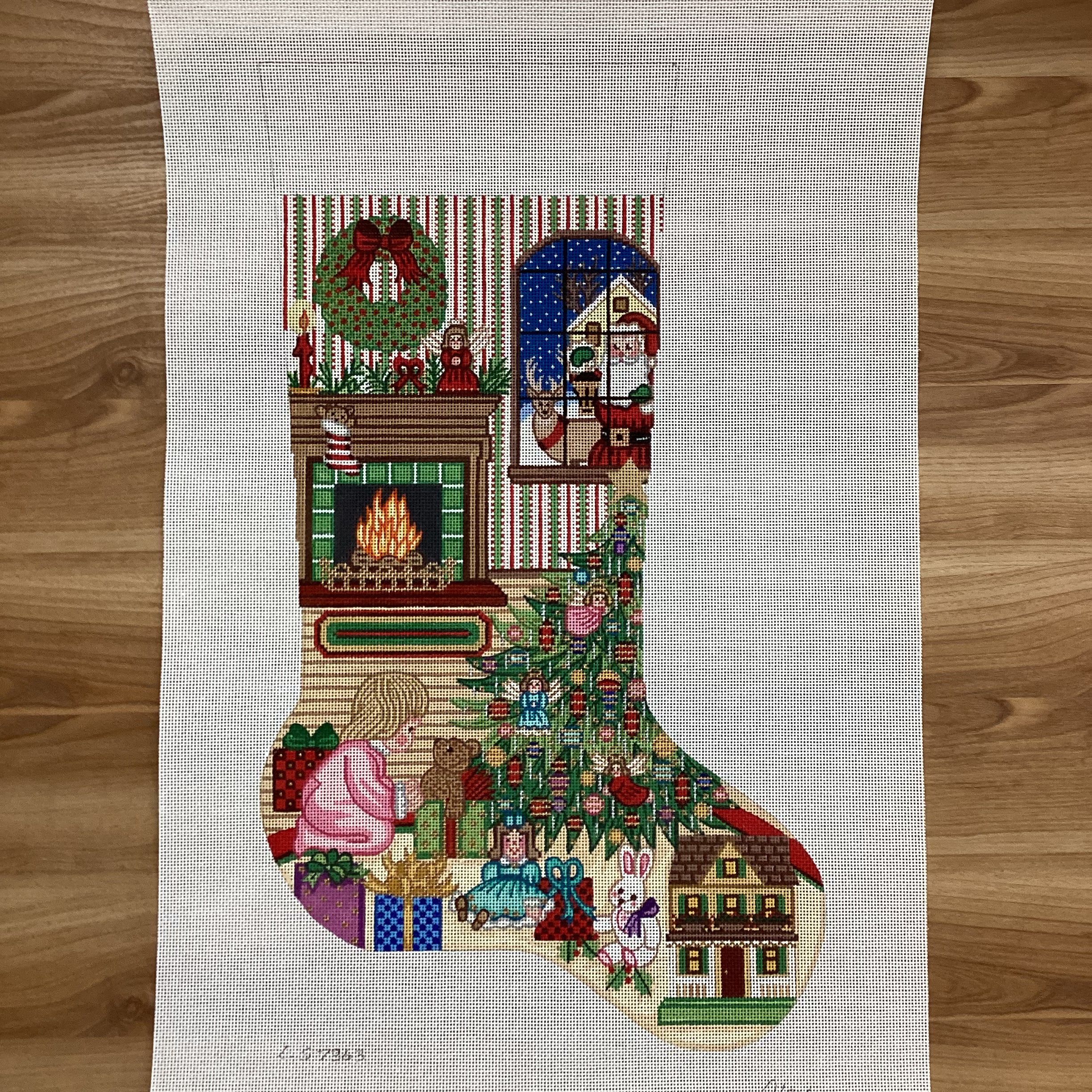 Alexa Christmas Stocking 7363 - KC Needlepoint