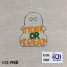 Trick or Treat Ghost Canvas - KC Needlepoint