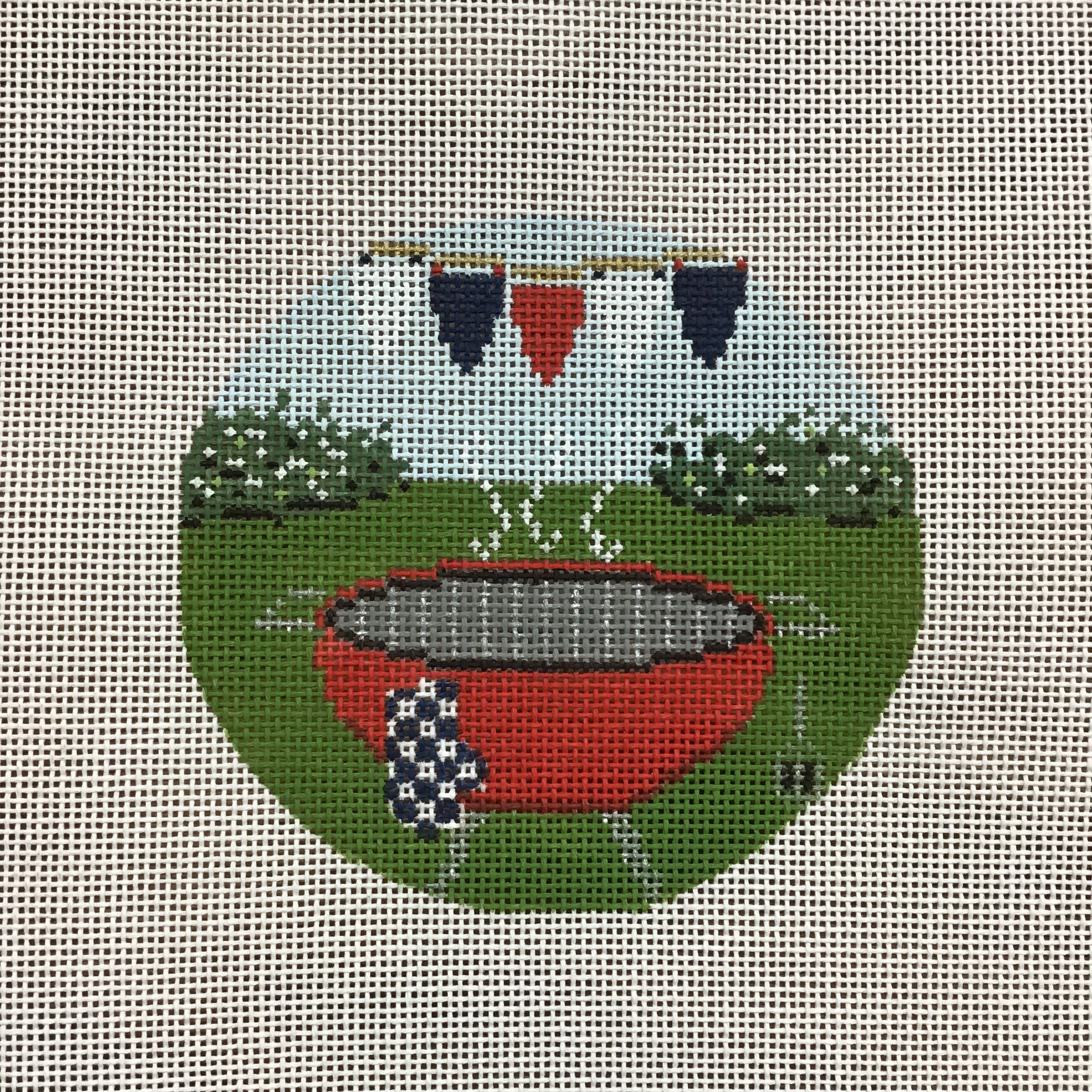 4th of July Grill Canvas - KC Needlepoint