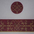 Maroon Hinged Box Canvas - KC Needlepoint