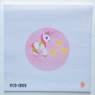 Unicorn Ornament Canvas - KC Needlepoint