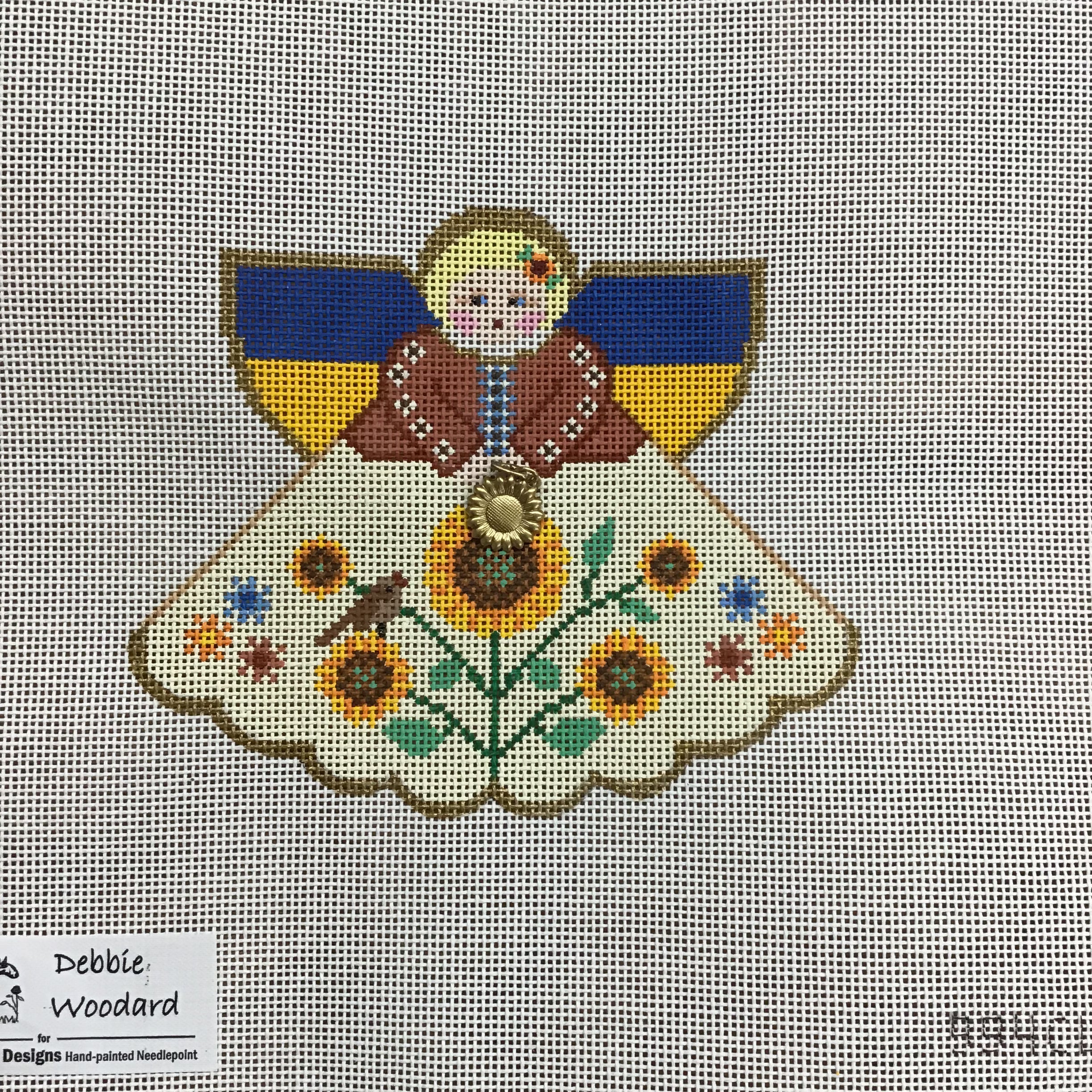 Ukrainian Angel Canvas - KC Needlepoint