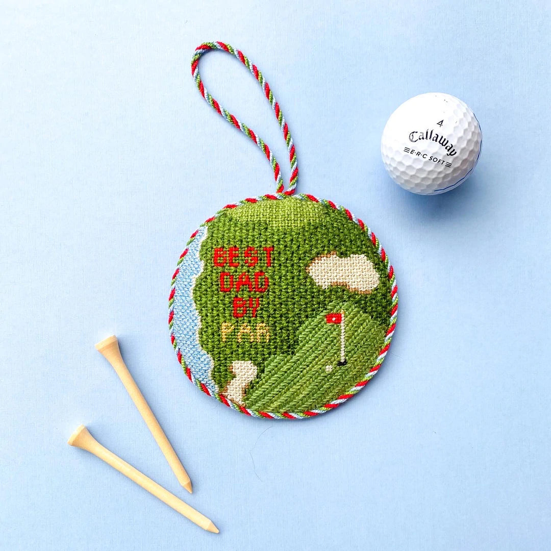 Golf order Ball Needlepoint Wallet DIY Kit