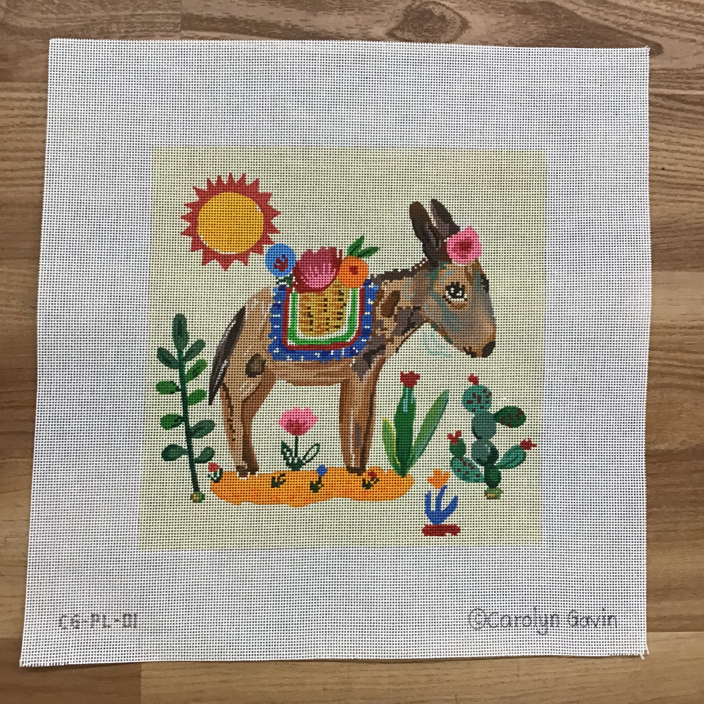 Sweet Mule Canvas - KC Needlepoint