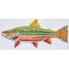 Trout Needlepoint Canvas - KC Needlepoint