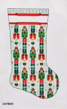 Nutcracker on Blue Stocking Canvas - KC Needlepoint