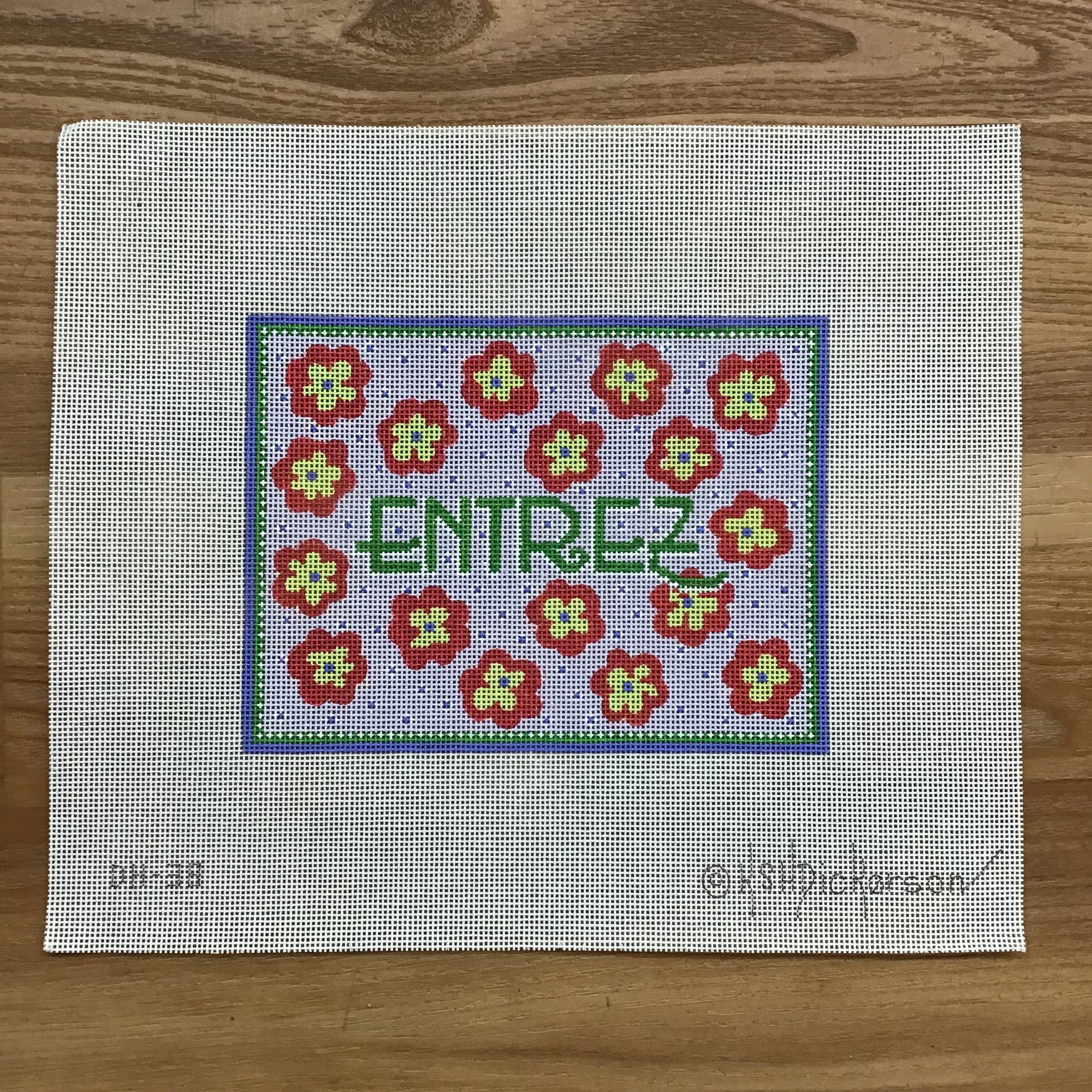 Entrez Needlepoint Canvas - KC Needlepoint