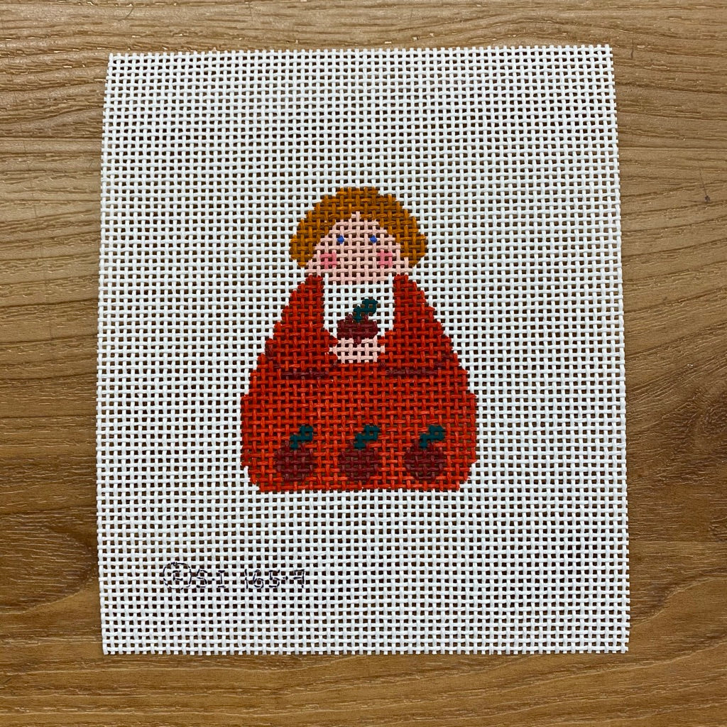 September Angel Canvas - needlepoint