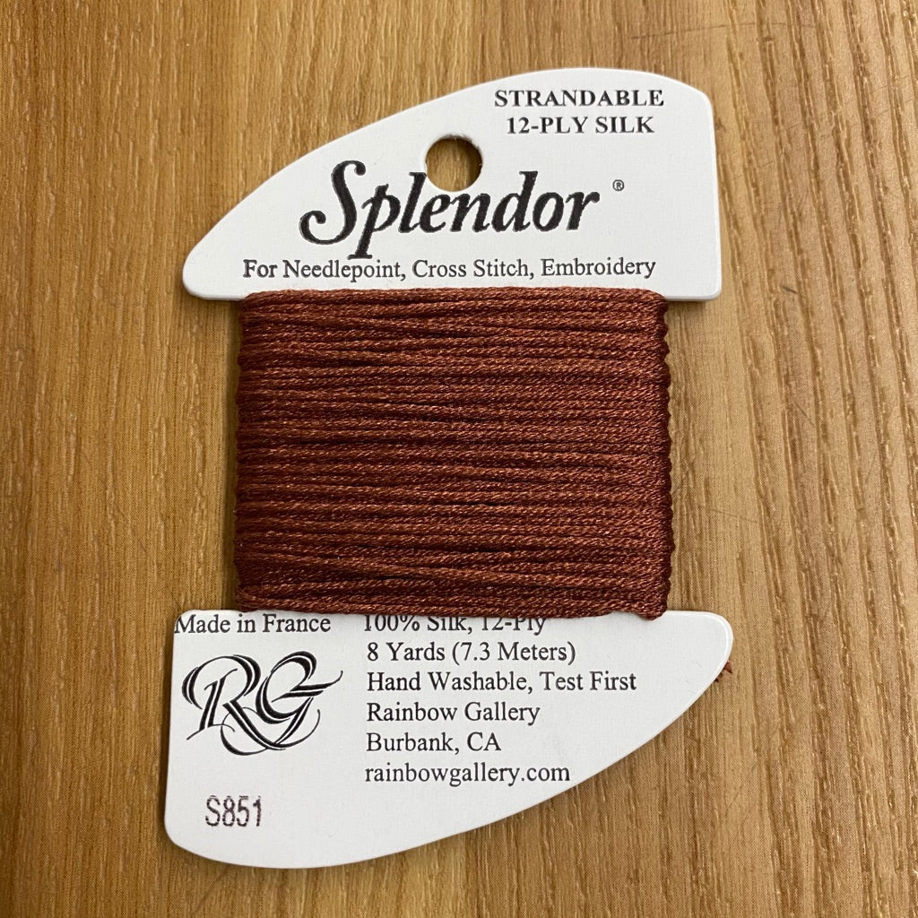 Splendor S851 Brown - KC Needlepoint