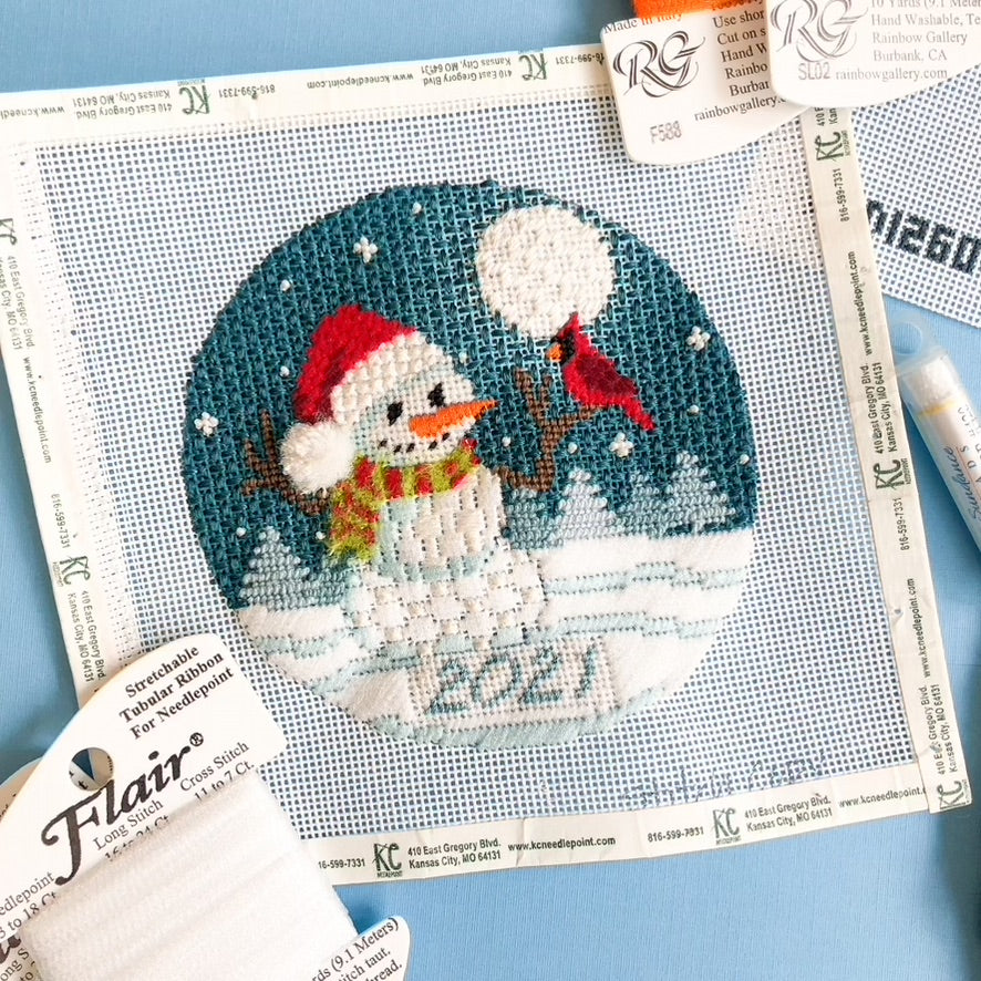 NEW NMI Counted Cross Stitch Ornament Kit Calf #3822 - BUSY BEES 3 x 2  1/2