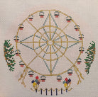 Ferris Wheel Round Canvas - KC Needlepoint